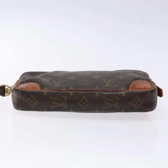 LOUIS VUITTON Monogram Marly Dragonne PM Clutch Bag M51827 LV Auth 140283 - Picture 6 of 16